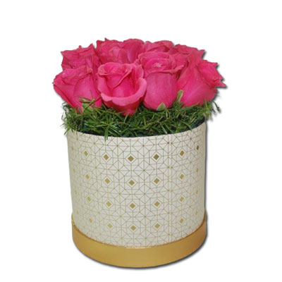 "Flower box with 50 Red Roses - code NB22 - Click here to View more details about this Product